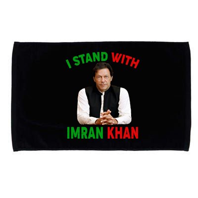 I Stand With Imran Khan Microfiber Hand Towel