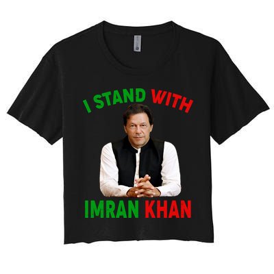 I Stand With Imran Khan Crop Top