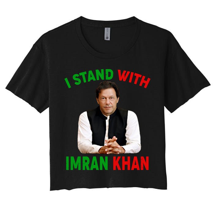 I Stand With Imran Khan Crop Top