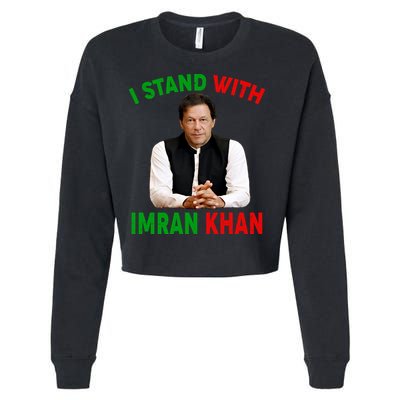 I Stand With Imran Khan Cropped Pullover Crew