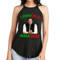 I Stand With Imran Khan Women's Perfect Tri Rocker Tank