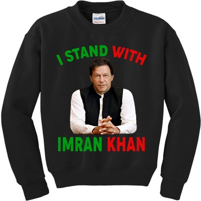 I Stand With Imran Khan Kids Sweatshirt