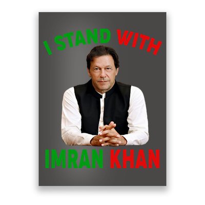 I Stand With Imran Khan Poster