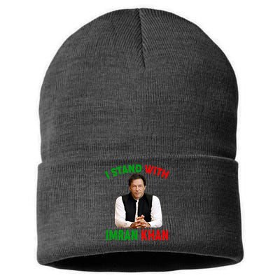 I Stand With Imran Khan Sustainable Knit Beanie