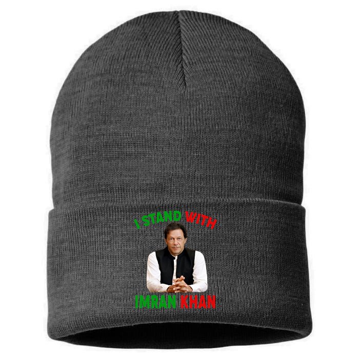 I Stand With Imran Khan Sustainable Knit Beanie