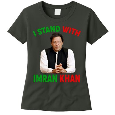 I Stand With Imran Khan Womens T-Shirt