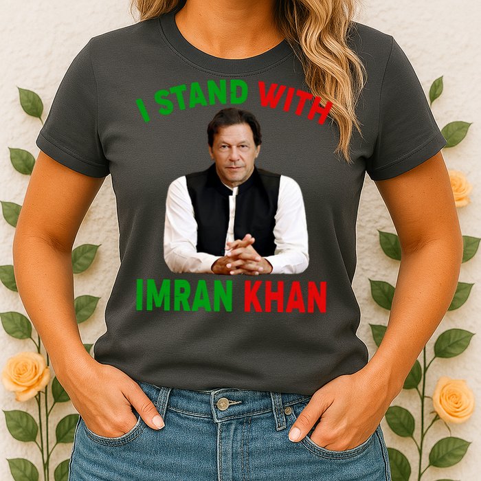 I Stand With Imran Khan Womens T-Shirt