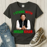 I Stand With Imran Khan Womens T-Shirt
