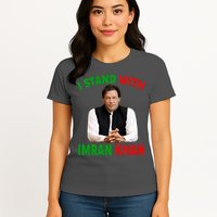 I Stand With Imran Khan Womens T-Shirt
