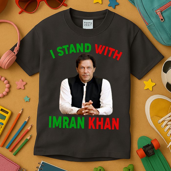 I Stand With Imran Khan Kids T-Shirt