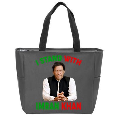 I Stand With Imran Khan Zip Tote Bag