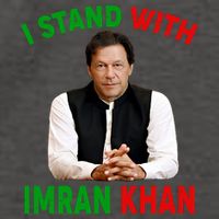 I Stand With Imran Khan Vector Backpack