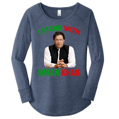 I Stand With Imran Khan Women's Perfect Tri Tunic Long Sleeve Shirt