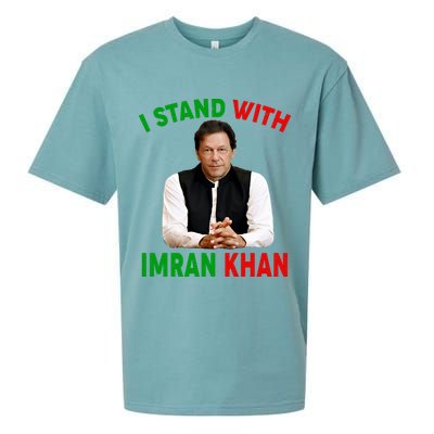 I Stand With Imran Khan Sueded Cloud Jersey T-Shirt