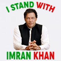 I Stand With Imran Khan Garment-Dyed Sweatshirt