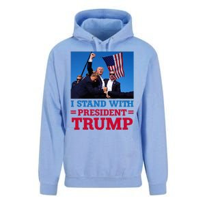 I Stand With President Trump After The Shooting At His Rally Unisex Surf Hoodie