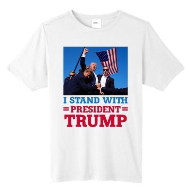 I Stand With President Trump After The Shooting At His Rally Tall Fusion ChromaSoft Performance T-Shirt