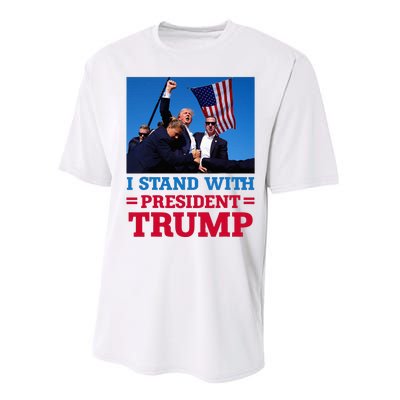 I Stand With President Trump After The Shooting At His Rally Performance Sprint T-Shirt