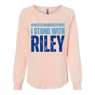 I Stand With Riley Gaines Protect Wo Sports Womens California Wash Sweatshirt