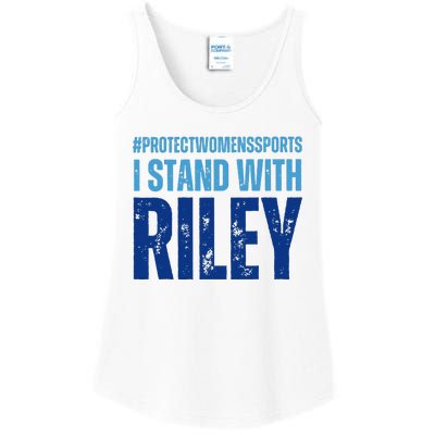 I Stand With Riley Gaines Protect Wo Sports Ladies Essential Tank