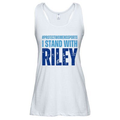 I Stand With Riley Gaines Protect Wo Sports Ladies Essential Flowy Tank