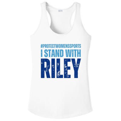 I Stand With Riley Gaines Protect Wo Sports Ladies PosiCharge Competitor Racerback Tank