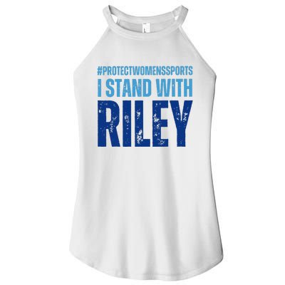 I Stand With Riley Gaines Protect Wo Sports Women's Perfect Tri Rocker Tank