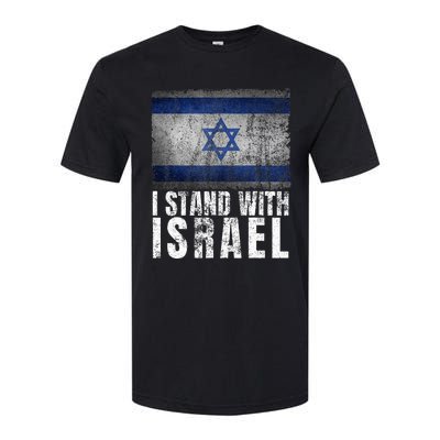 I Stand With Israel Jewish Gifts Heritage Israeli Flag Softstyle® CVC T-Shirt