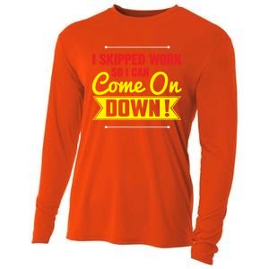 I Skipped Work So I Can Come On Game Show Contestant Gift Great Gift Cooling Performance Long Sleeve Crew