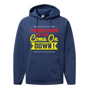 I Skipped Work So I Can Come On Game Show Contestant Gift Great Gift Performance Fleece Hoodie