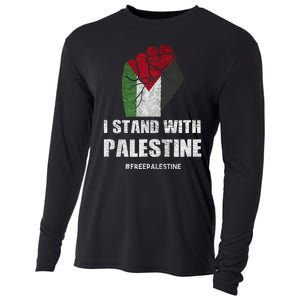 I Stand With Palestine For Their Freedom Cooling Performance Long Sleeve Crew