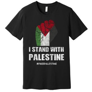 I Stand With Palestine For Their Freedom Premium T-Shirt