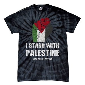 I Stand With Palestine For Their Freedom Tie-Dye T-Shirt