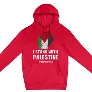 I Stand With Palestine For Their Freedom Premium Pullover Hoodie