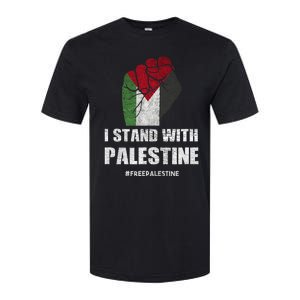 I Stand With Palestine For Their Freedom Softstyle CVC T-Shirt