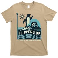 I Stand With Penguins Design T-Shirt