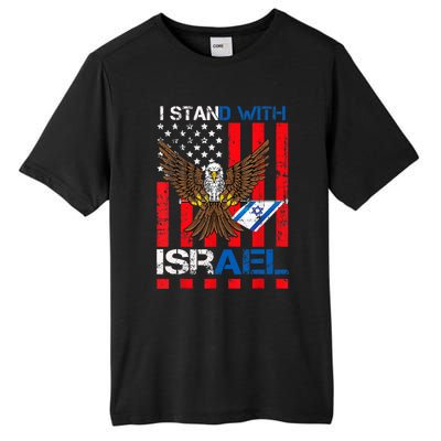 I Stand With Israel Support Israel Love Israeli Tall Fusion ChromaSoft Performance T-Shirt