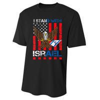 I Stand With Israel Support Israel Love Israeli Performance Sprint T-Shirt