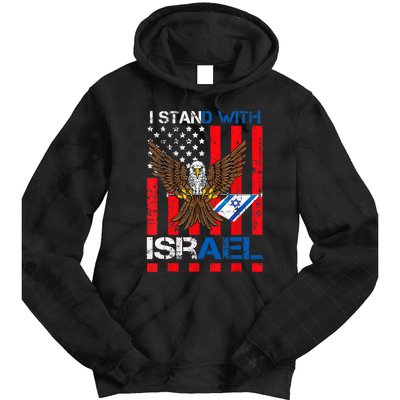 I Stand With Israel Support Israel Love Israeli Tie Dye Hoodie