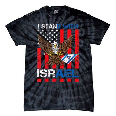 I Stand With Israel Support Israel Love Israeli Tie-Dye T-Shirt