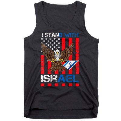 I Stand With Israel Support Israel Love Israeli Tank Top