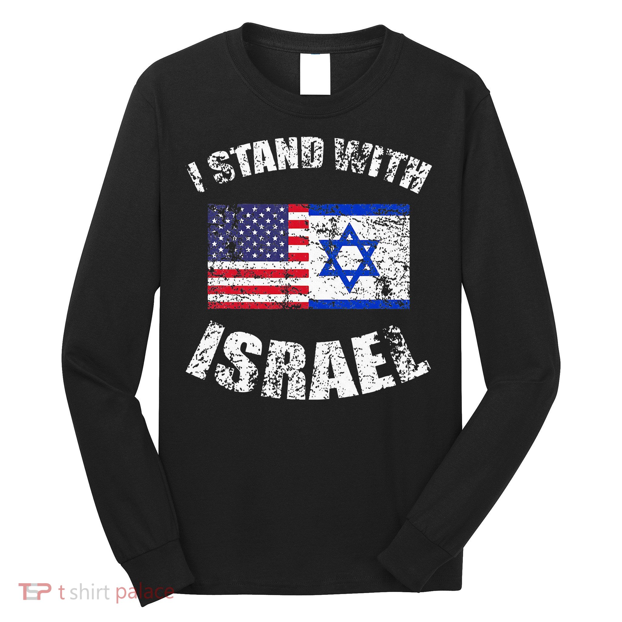 I Stand With Israel Long Sleeve Shirt