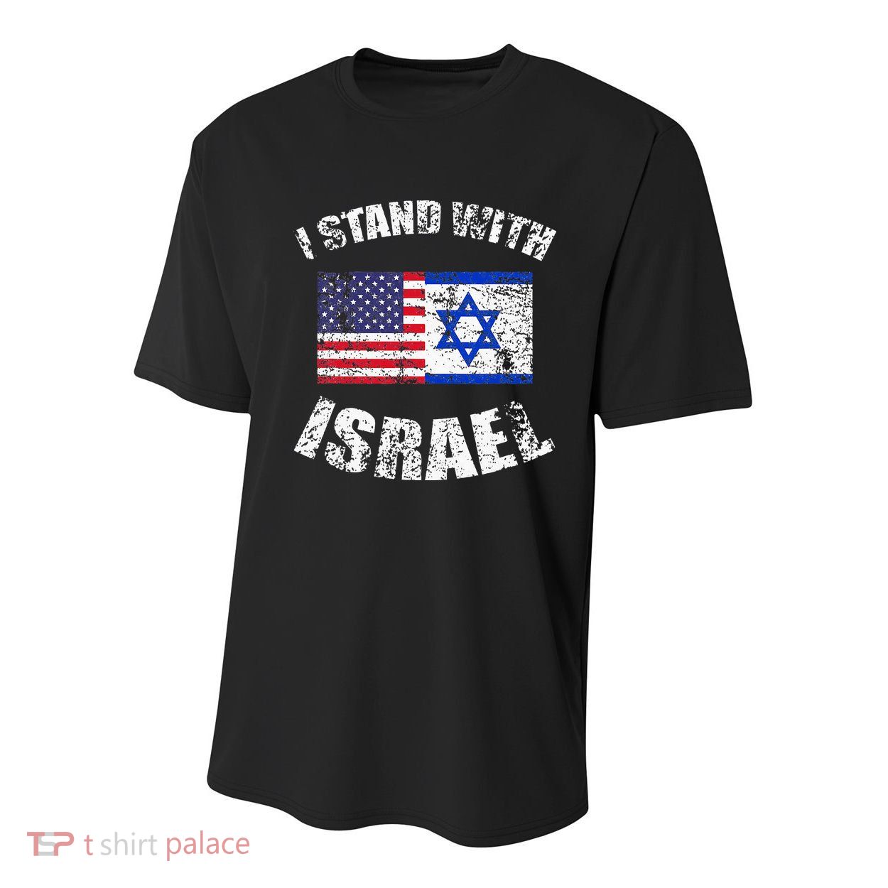 I Stand With Israel Youth Performance Sprint T-Shirt
