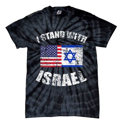 I Stand With Israel Tie-Dye T-Shirt