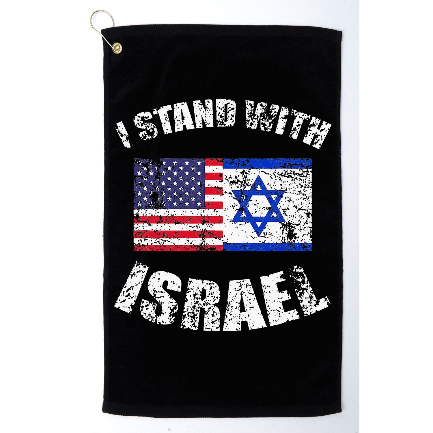 I Stand With Israel Golf Towel