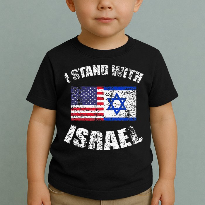 I Stand With Israel Toddler T-Shirt