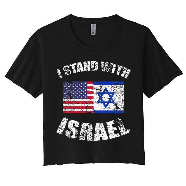 I Stand With Israel Crop Top