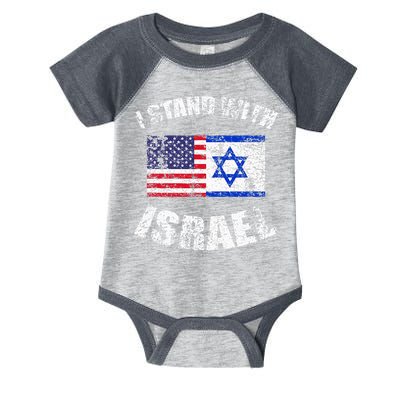 I Stand With Israel Infant Baby Jersey Bodysuit