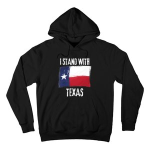 I Stand With Texas Flag Usa State Of Texas Hoodie