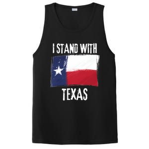 I Stand With Texas Flag Usa State Of Texas PosiCharge Competitor Tank